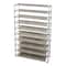 Simplify Black 10-Tier 50 Pair Shoe Rack